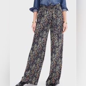 J. Crew Point Sur Crepe Pants in Jungle Print